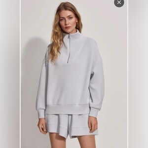 Anthropologie - Varley Harley half zip sweatshirt